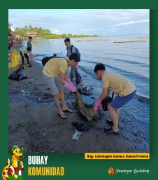 Clean-Up Drive sa Brgy. Camohaguin, Gumaca, Quezon